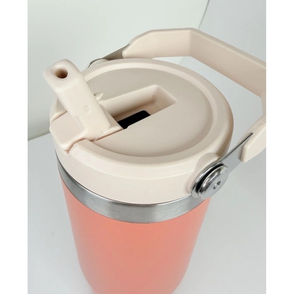 Stanley IceFlow 30oz Flip Straw Tumbler Stainless Steel Polar Peach – Used - Picture 9 of 14